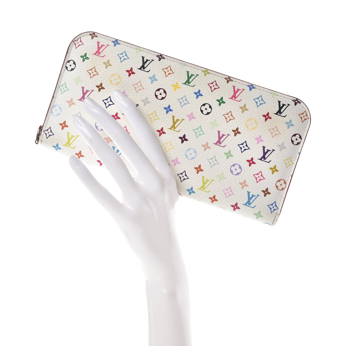 Monogram Multicolor Insolite Wallet White Litchi