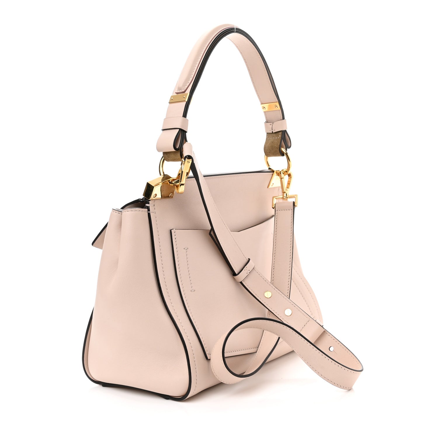 Calfskin Small Mystic Shoulder Bag Pale Pink