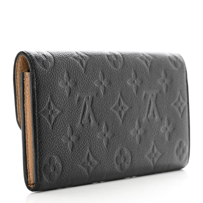Louis Vuitton Empreinte Emilie Wallet Black Dune 3 of 12