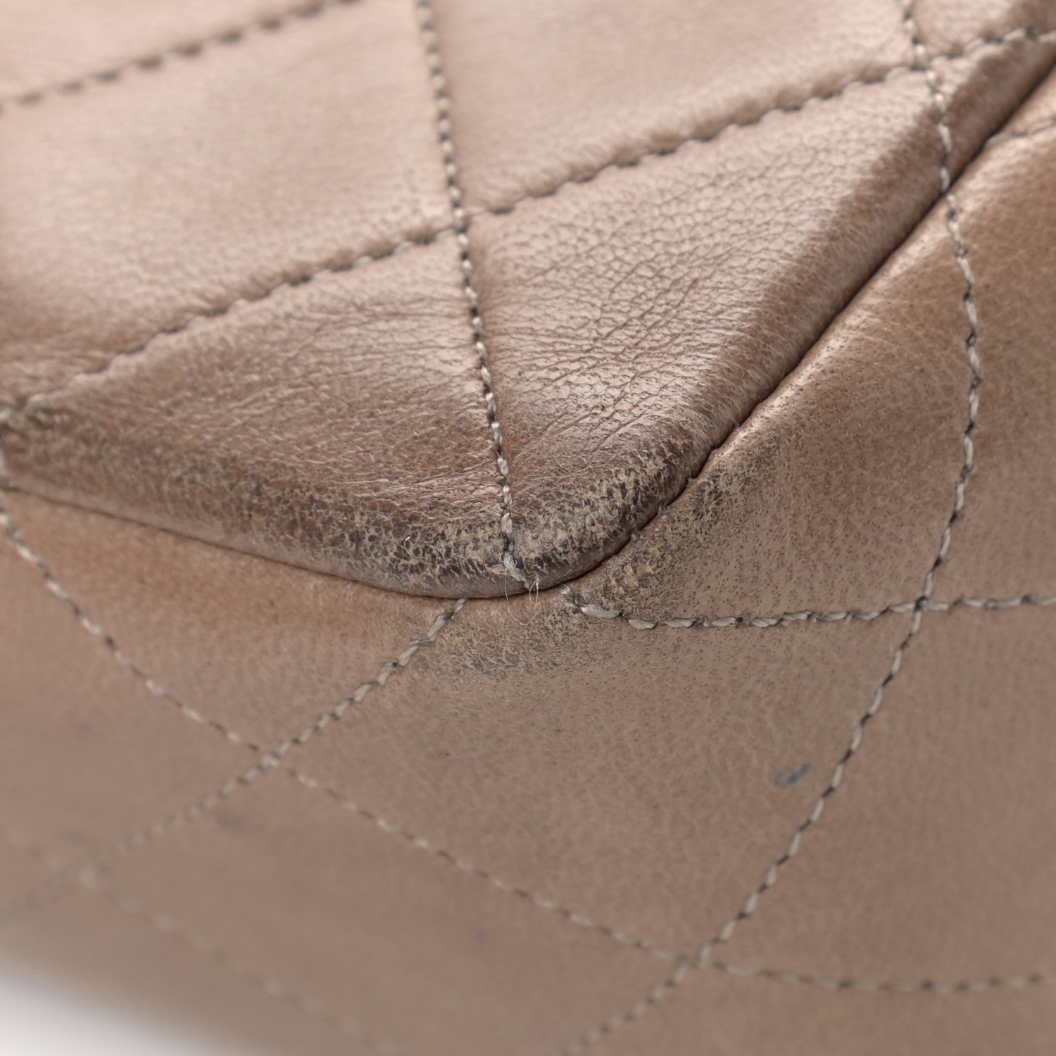 Chanel Lambskin Quilted Small Single Flap Dark Beige 11 of 19