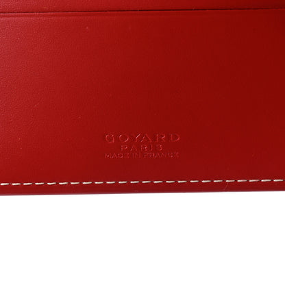 Goyard Goyardine Bi-Fold Victoire PM Wallet Red 6 of 6