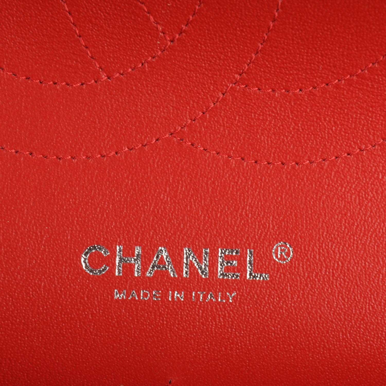 Chanel Lambskin Quilted Jumbo Double Flap Red 6 of 7