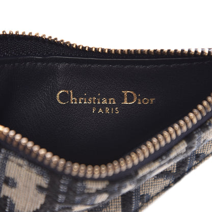 Christian Dior Oblique Saddle Coin Purse Blue 6 of 8