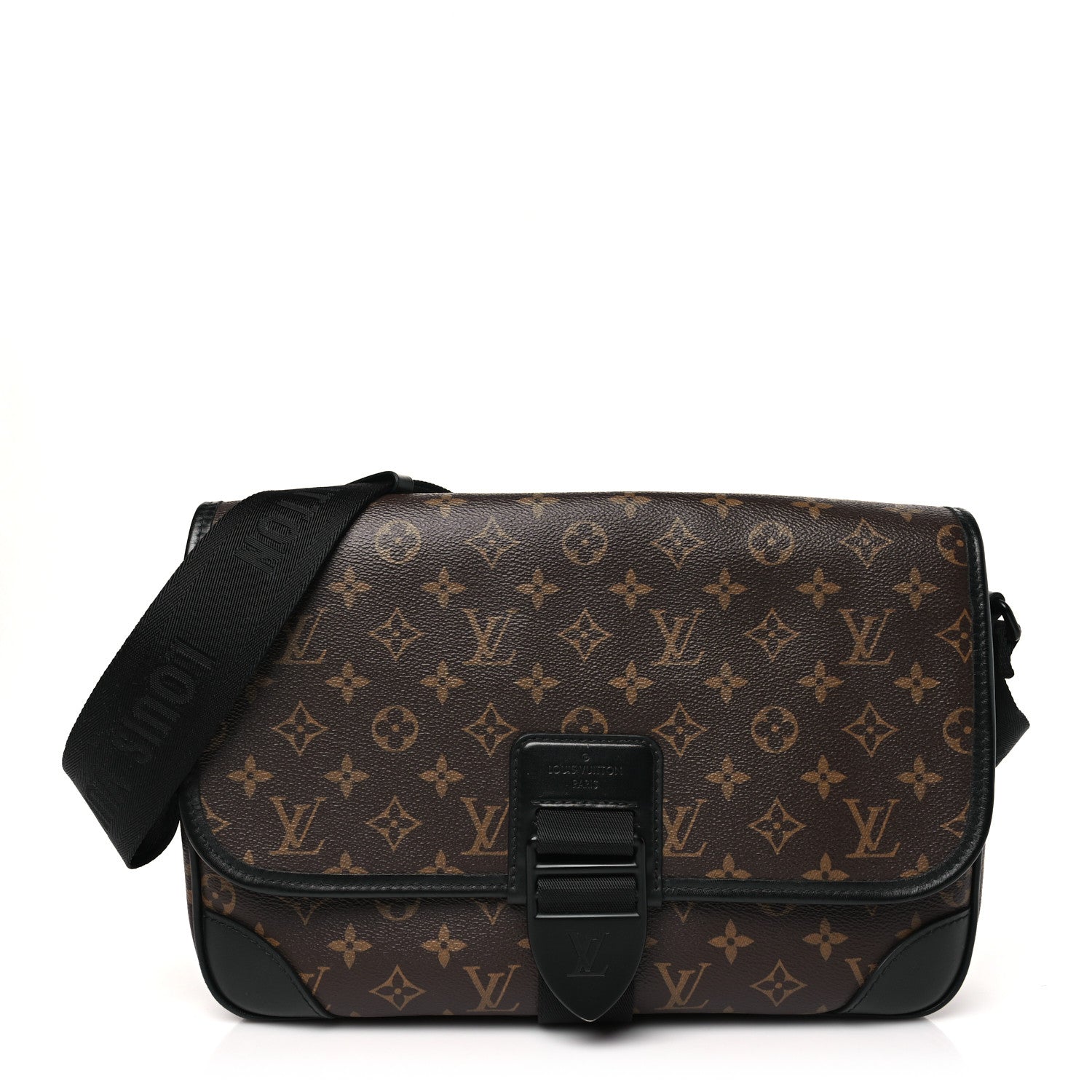Louis Vuitton Monogram Macassar Archy Messenger MM 1 of 10