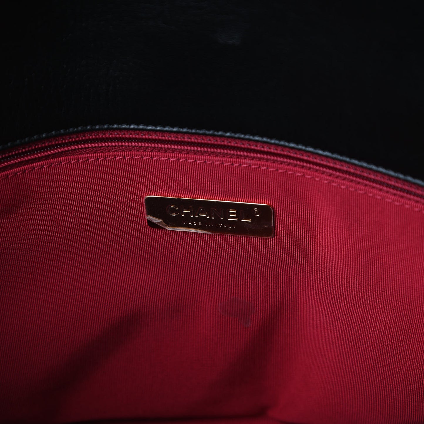 Goatskin Quilted Maxi Chanel 19 Flap Black