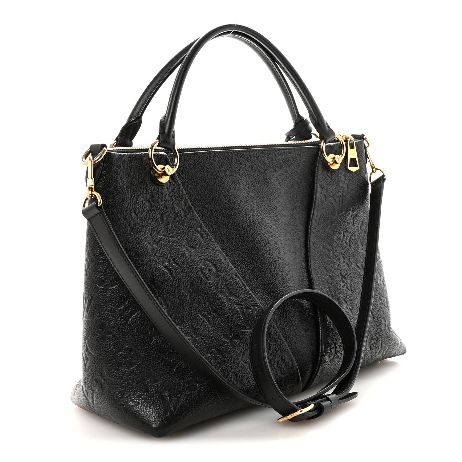 Louis Vuitton Empreinte V Tote MM Black 3 of 9
