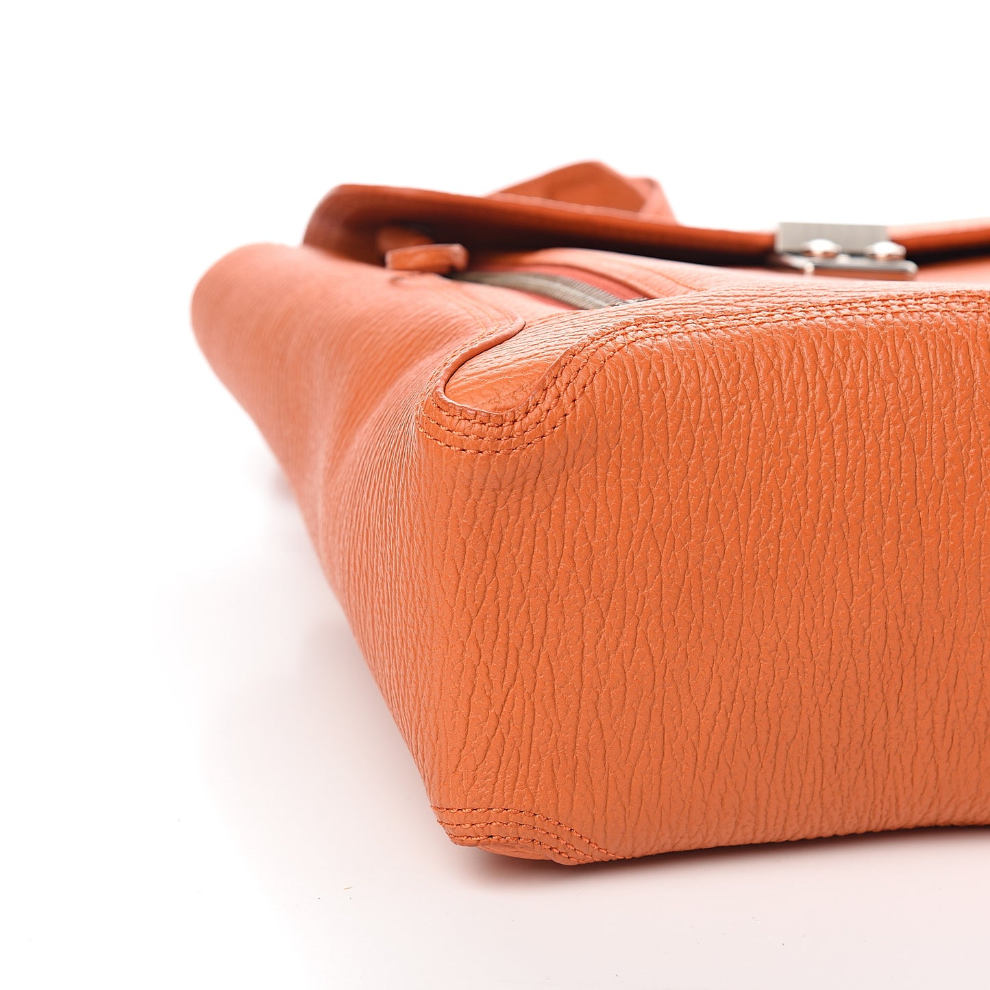 3.1 Textured Calfskin Pashli Backpack Orange