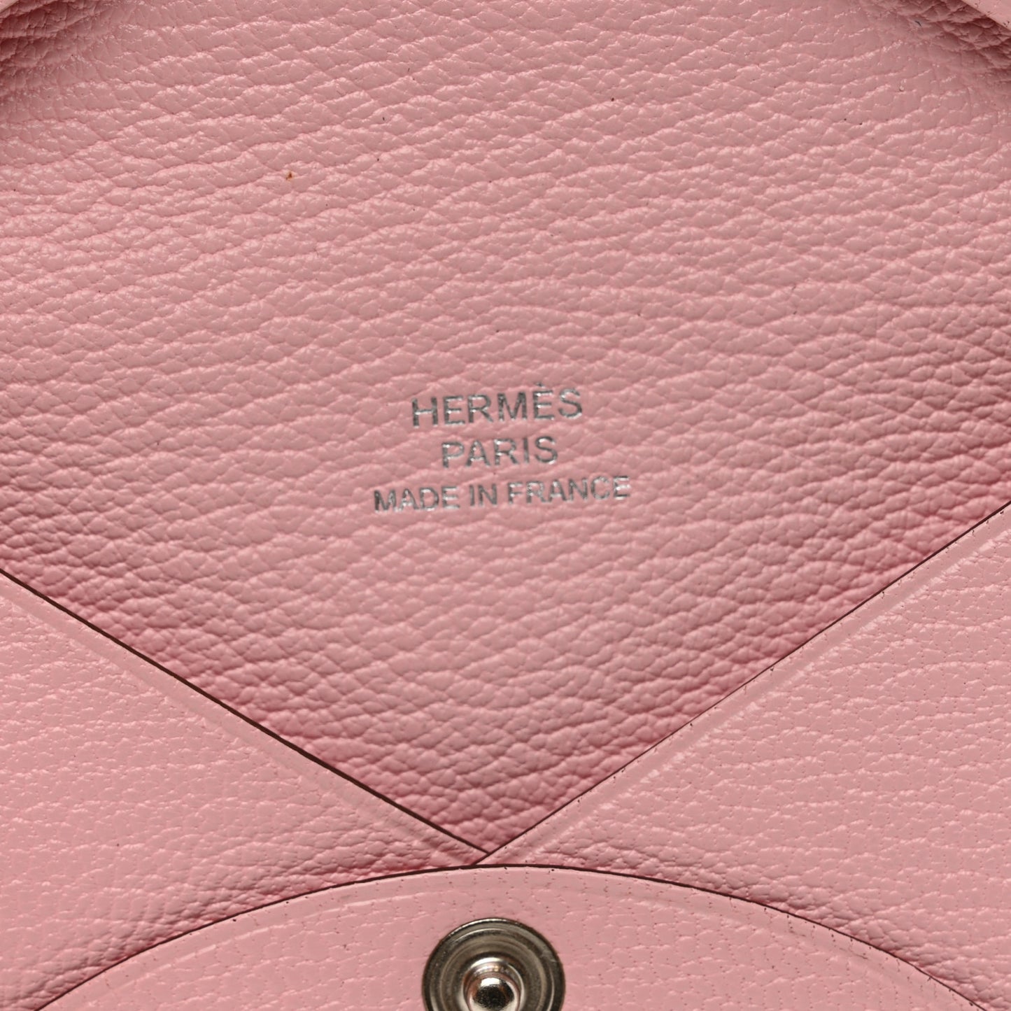 Chevre Mysore Calvi Card Case Rose Sakura