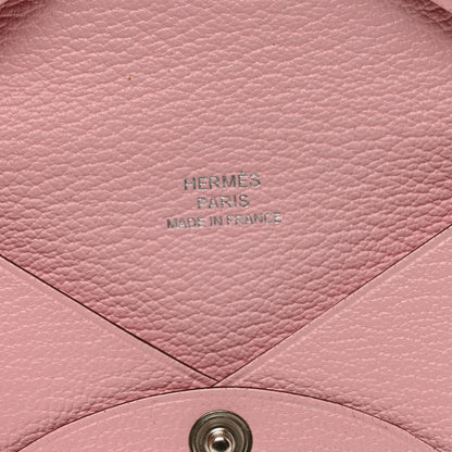 Hermes Chevre Mysore Calvi Card Case Rose Sakura 6 of 7