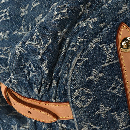 Louis Vuitton Denim Mahina XL Blue 7 of 10