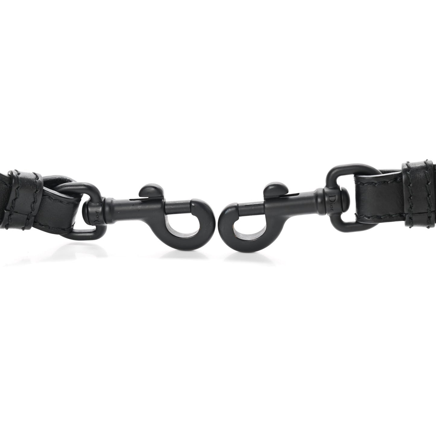 Canvas Embroidered Shoulder Strap Black Ultramatte