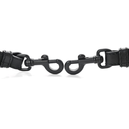 Christian Dior Canvas Embroidered Shoulder Strap Black Ultramatte 5 of 5