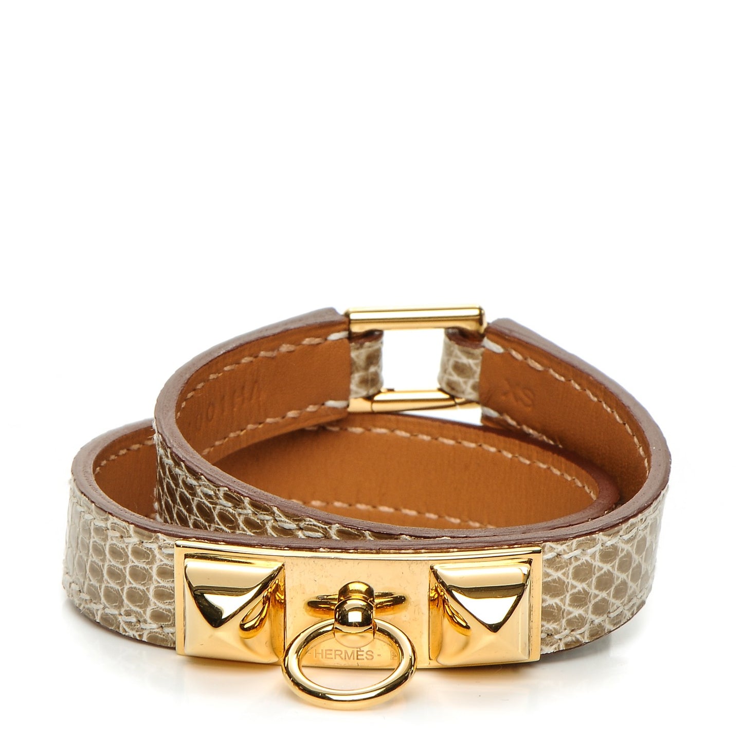 Lizard Rivale Double Tour Bracelet XS Ficelle