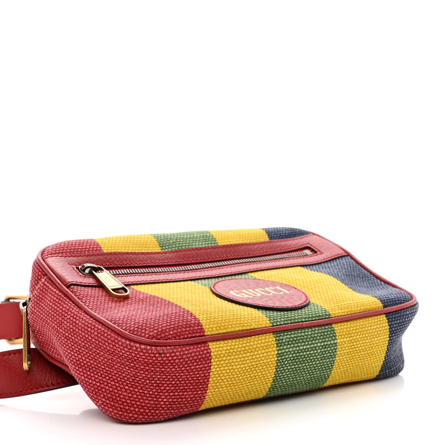 Gucci Canvas Marley Stripe Script Logo Gucci Belt Bag 100 40 Multicolor 4 of 10