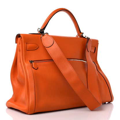 Hermes Swift Lakis Kelly 40 Orange 3 of 14