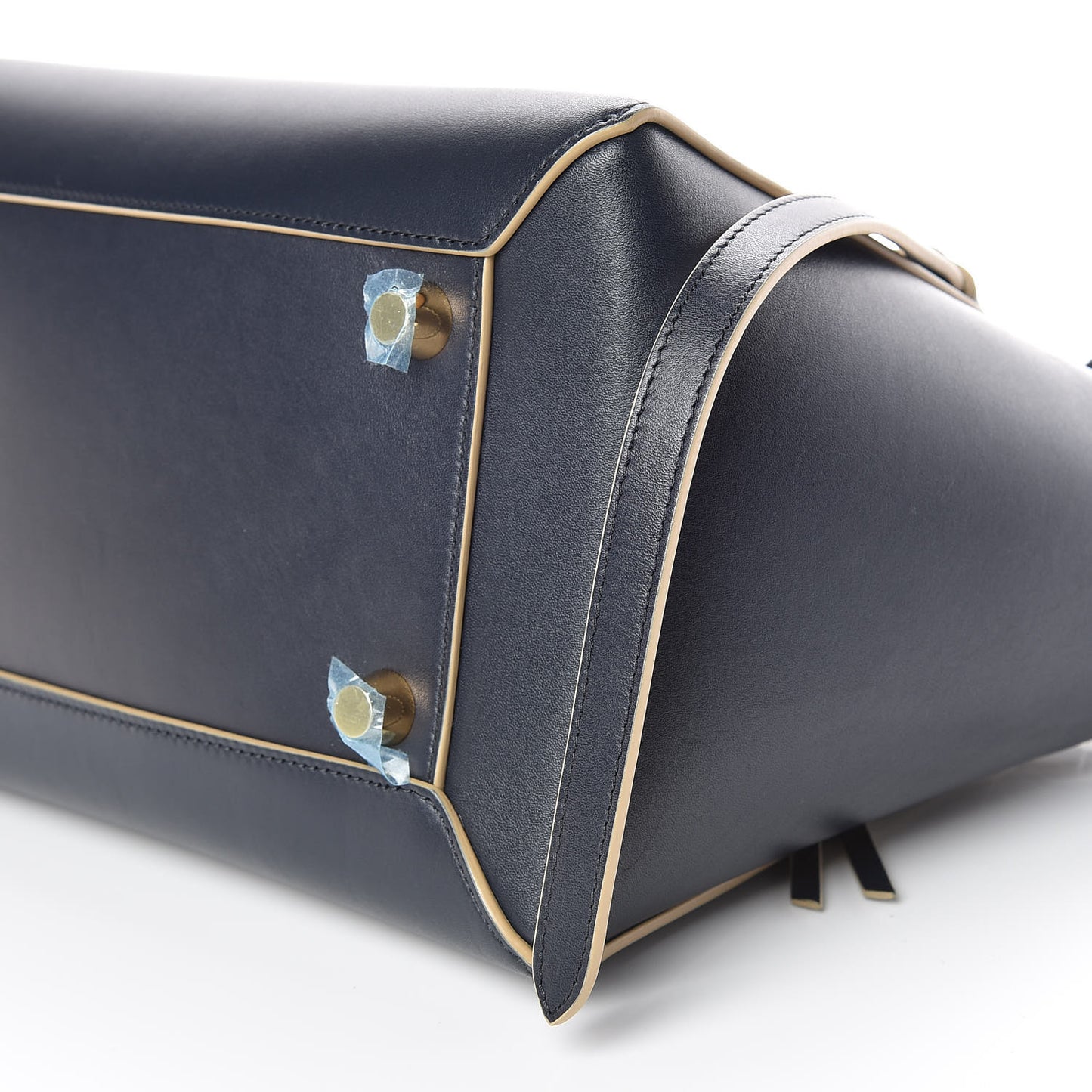 Palmelato Calfskin Mini Belt Bag Navy