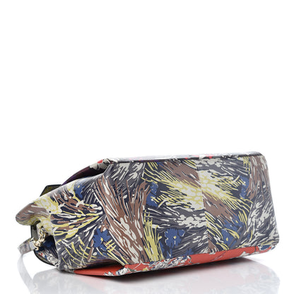 Valentino Garavani Calfskin Garden Couture Printed Small Mime Top Handle Bag Multicolor 4 of 13