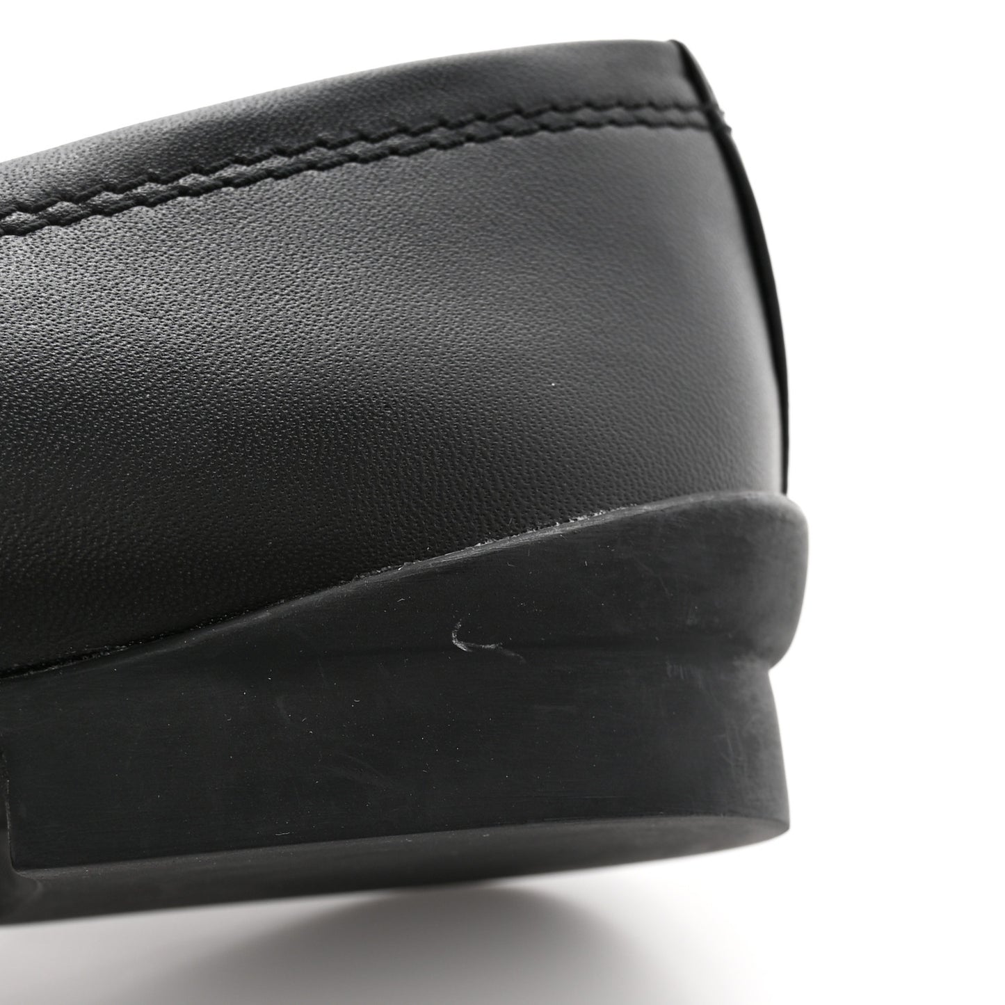 Lambskin Cap Toe CC Ballerina Flats 40 Black