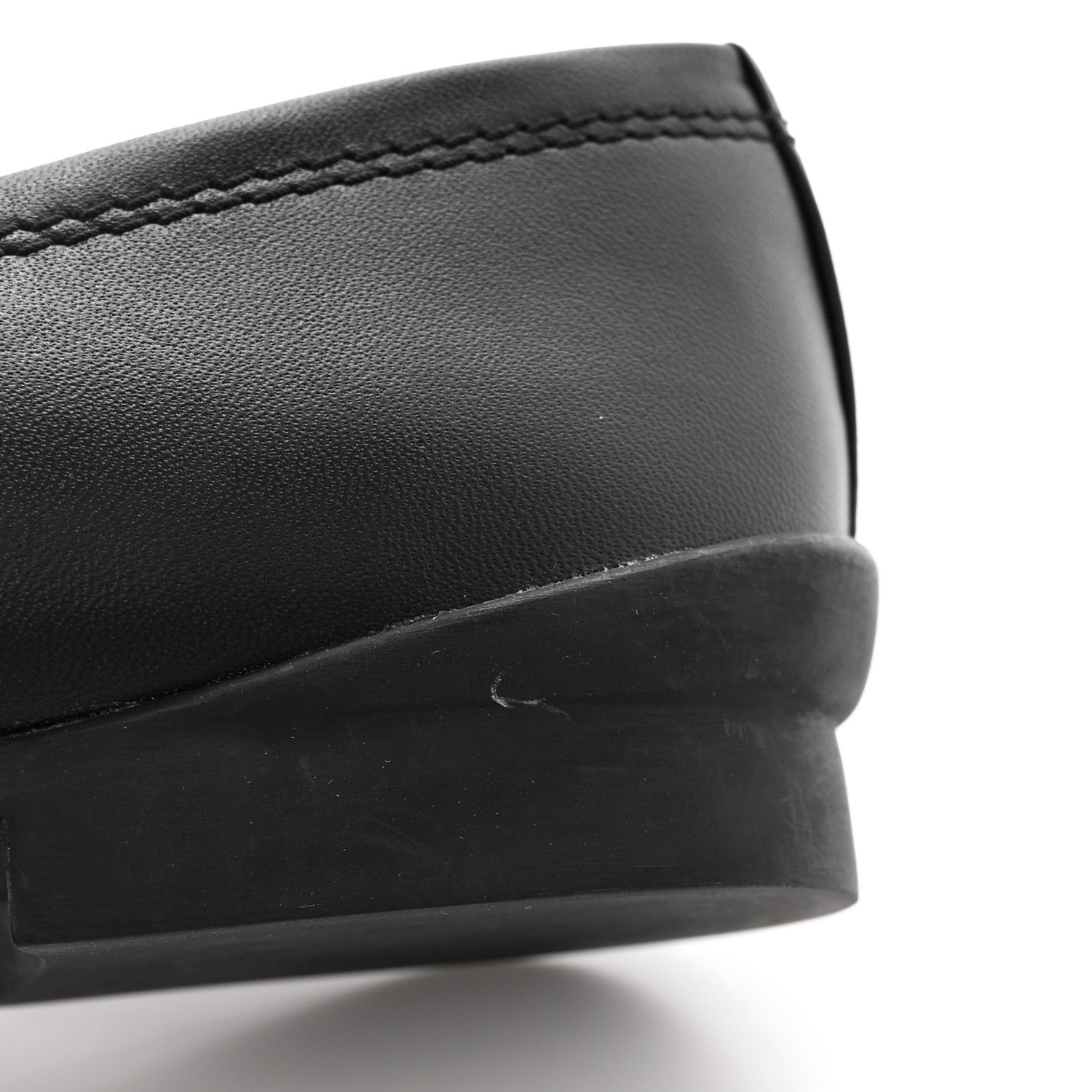 Chanel Lambskin Cap Toe CC Ballerina Flats 40 Black 11 of 15