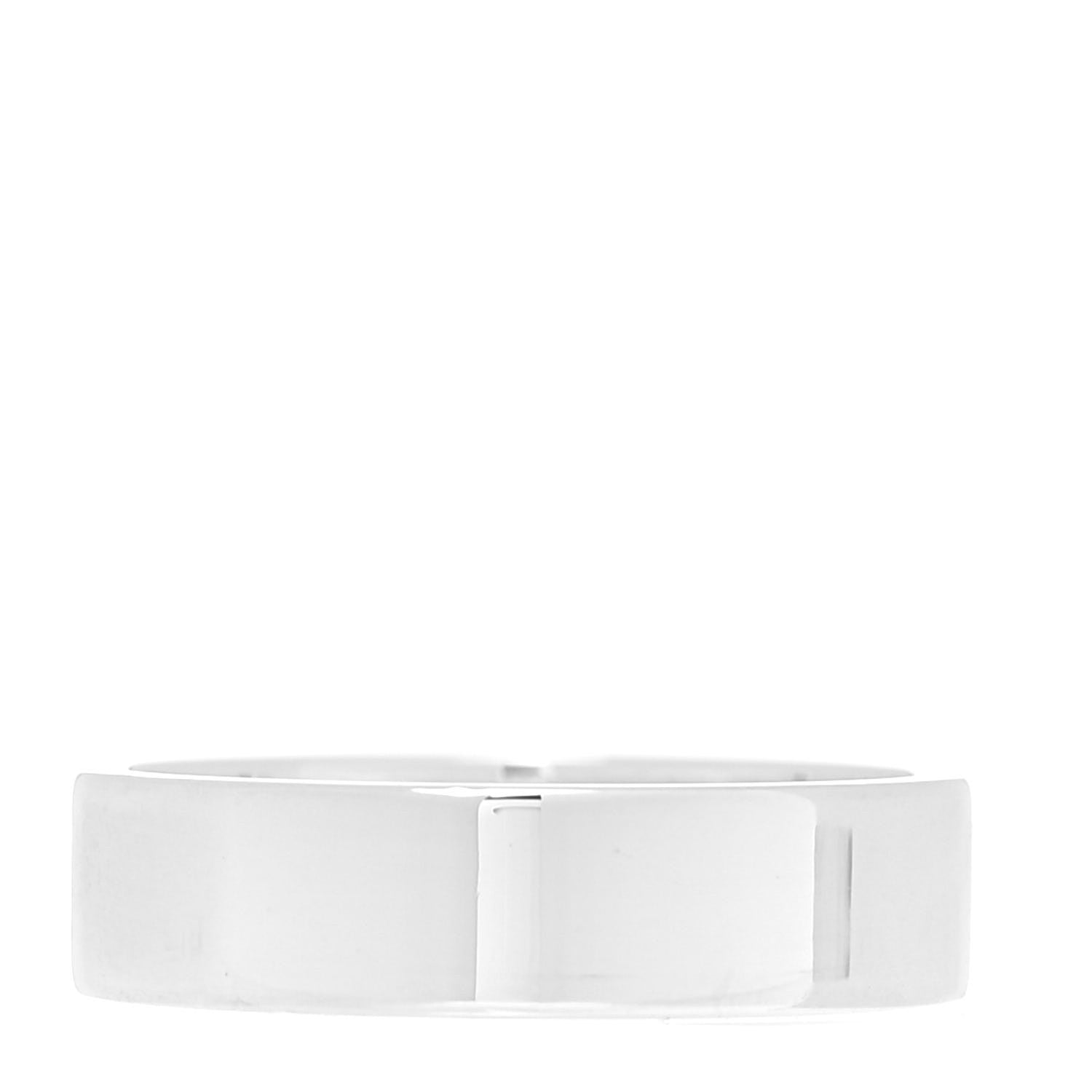Hermes Sterling Silver PM Collier De Chien Ring 54 6.75 3 of 5