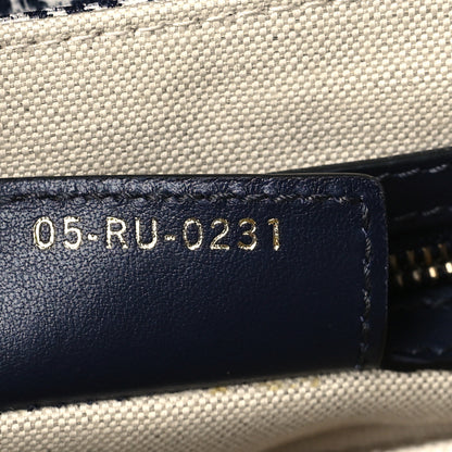 Christian Dior Canvas Embroidered Dioriviera Saddle Bag Blue 7 of 8