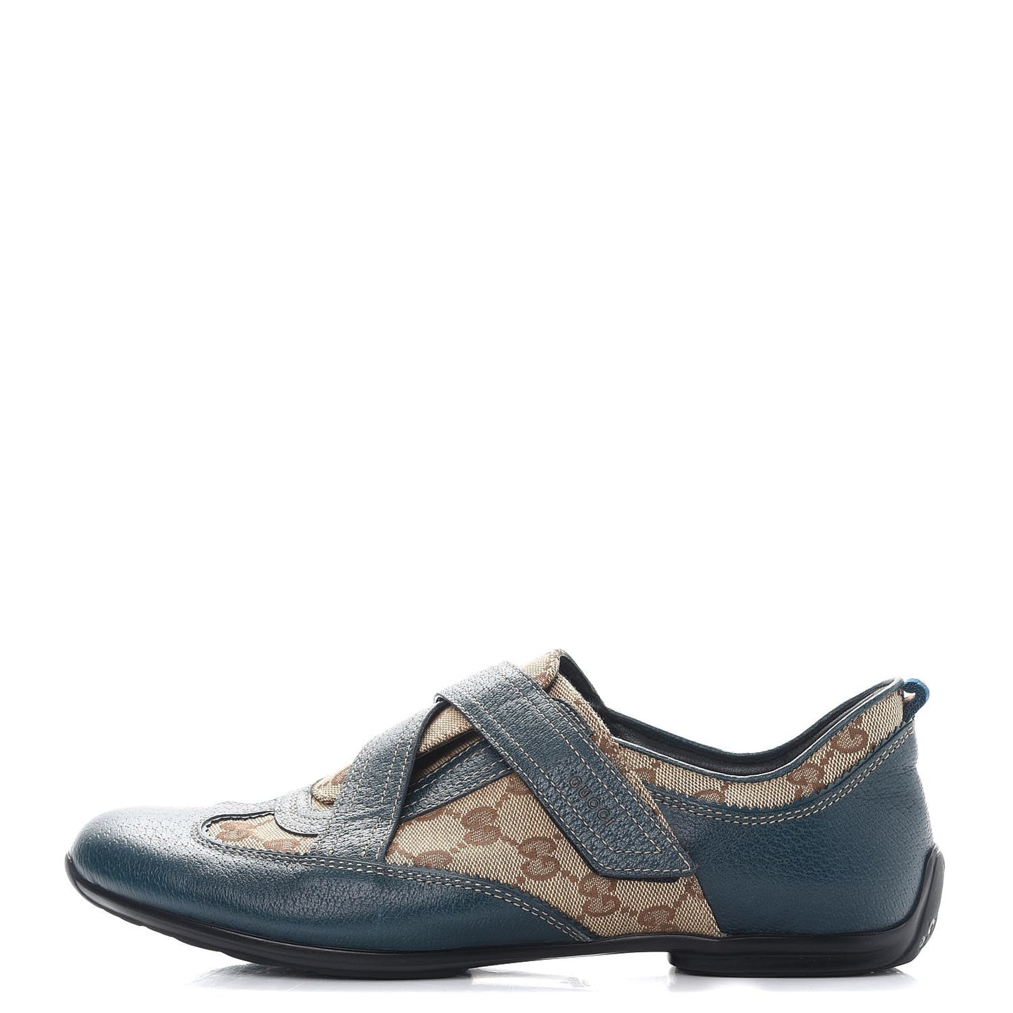 Monogram Velcro Sneakers 11 Blue