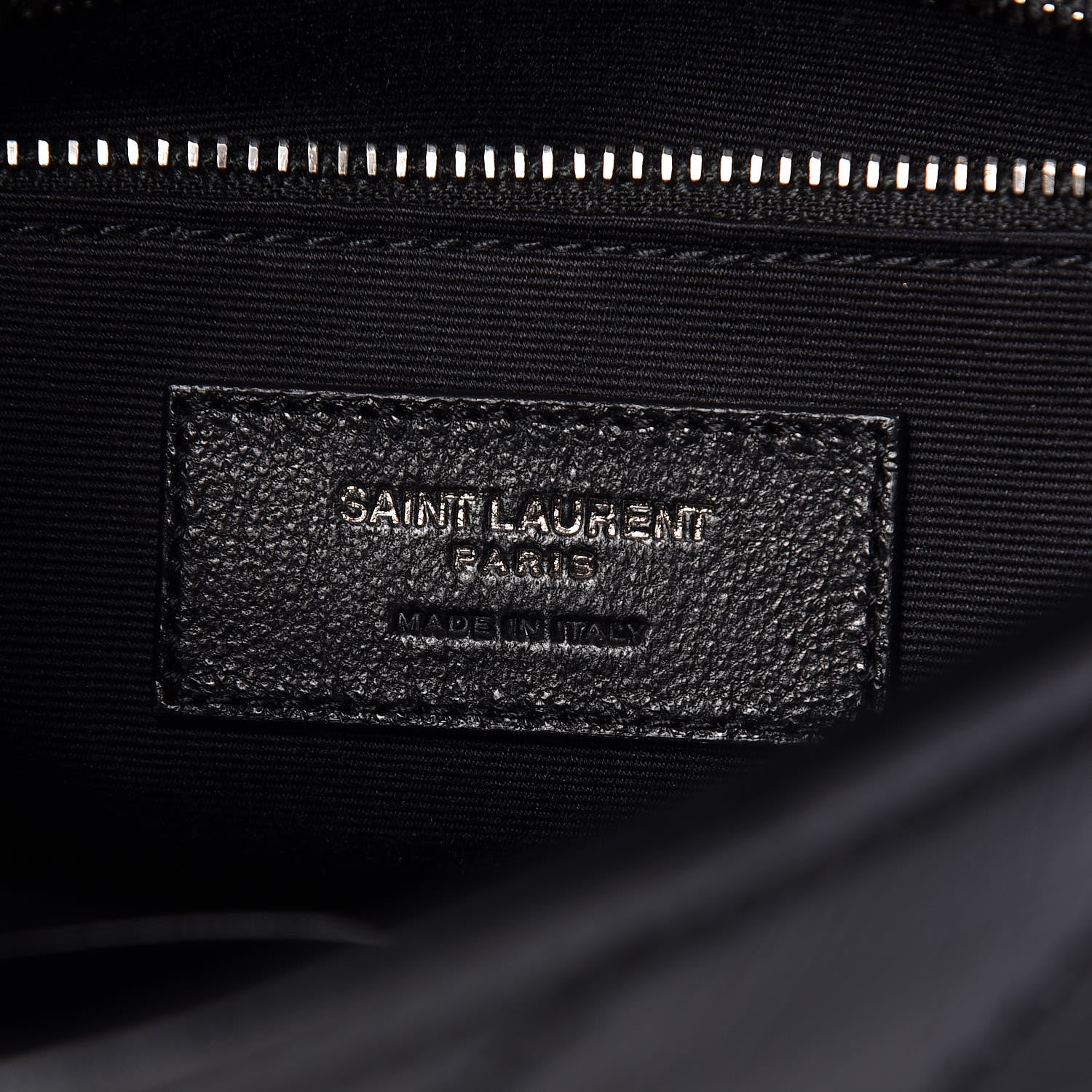 Saint Laurent Crinkled Calfskin Matelasse Monogram Niki Chain Wallet Black 6 of 11