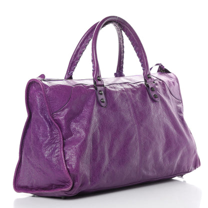 Balenciaga Agneau Classic Hardware Work Ultraviolet 3 of 14