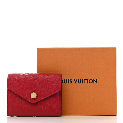 Louis Vuitton Empreinte Zoe Wallet Scarlet 8 of 8