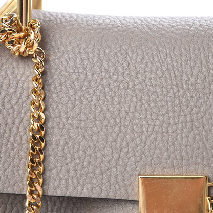 Chloe Grained Lambskin Mini Drew Shoulder Bag Motty Grey 8 of 11