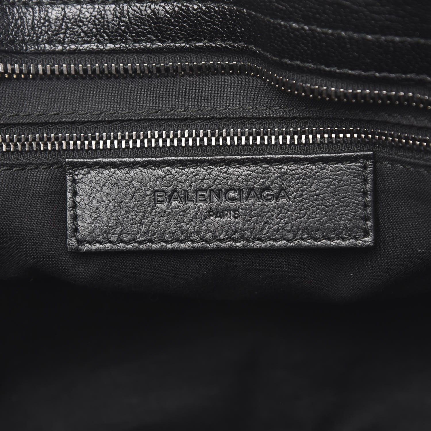 Balenciaga Chevre Iridescent Metallic Edge Hardware City Black 6 of 9