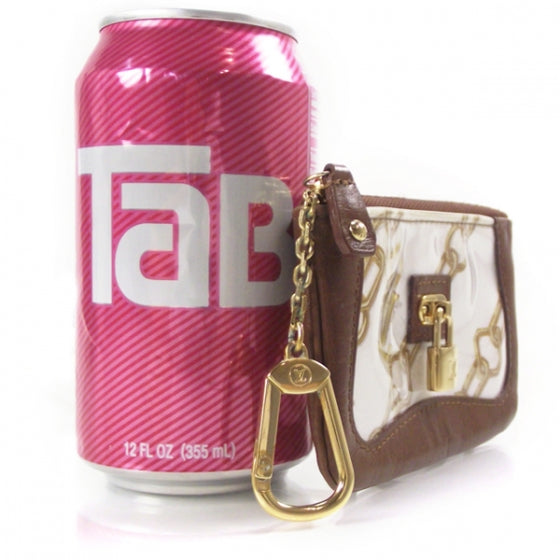 Monogram Charms Key Pouch White