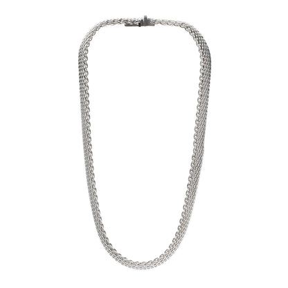 Tiffany Sterling Silver Somerset Mesh Necklace 3 of 5