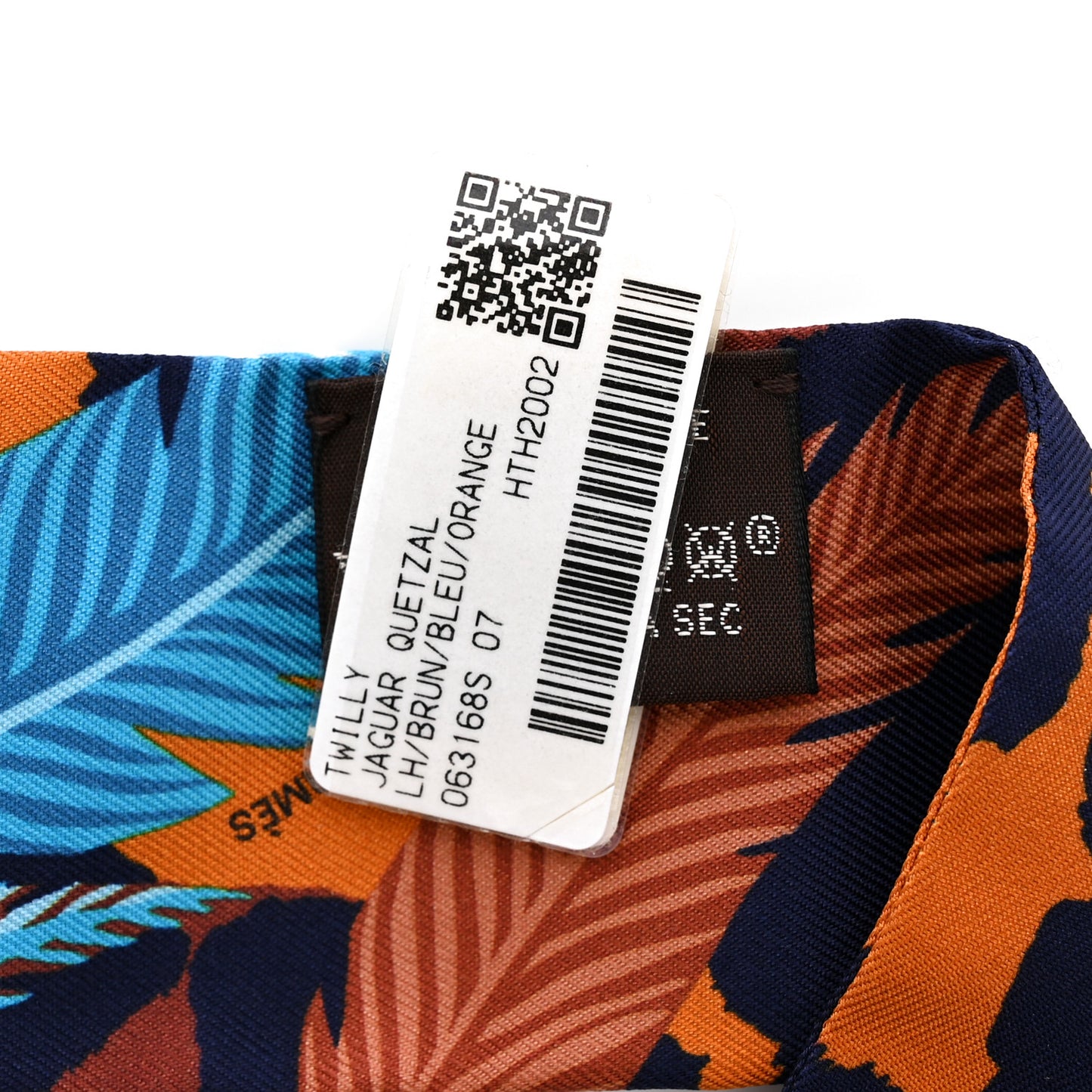 Silk Jaguar Quetzal Twilly Brun Bleu Orange