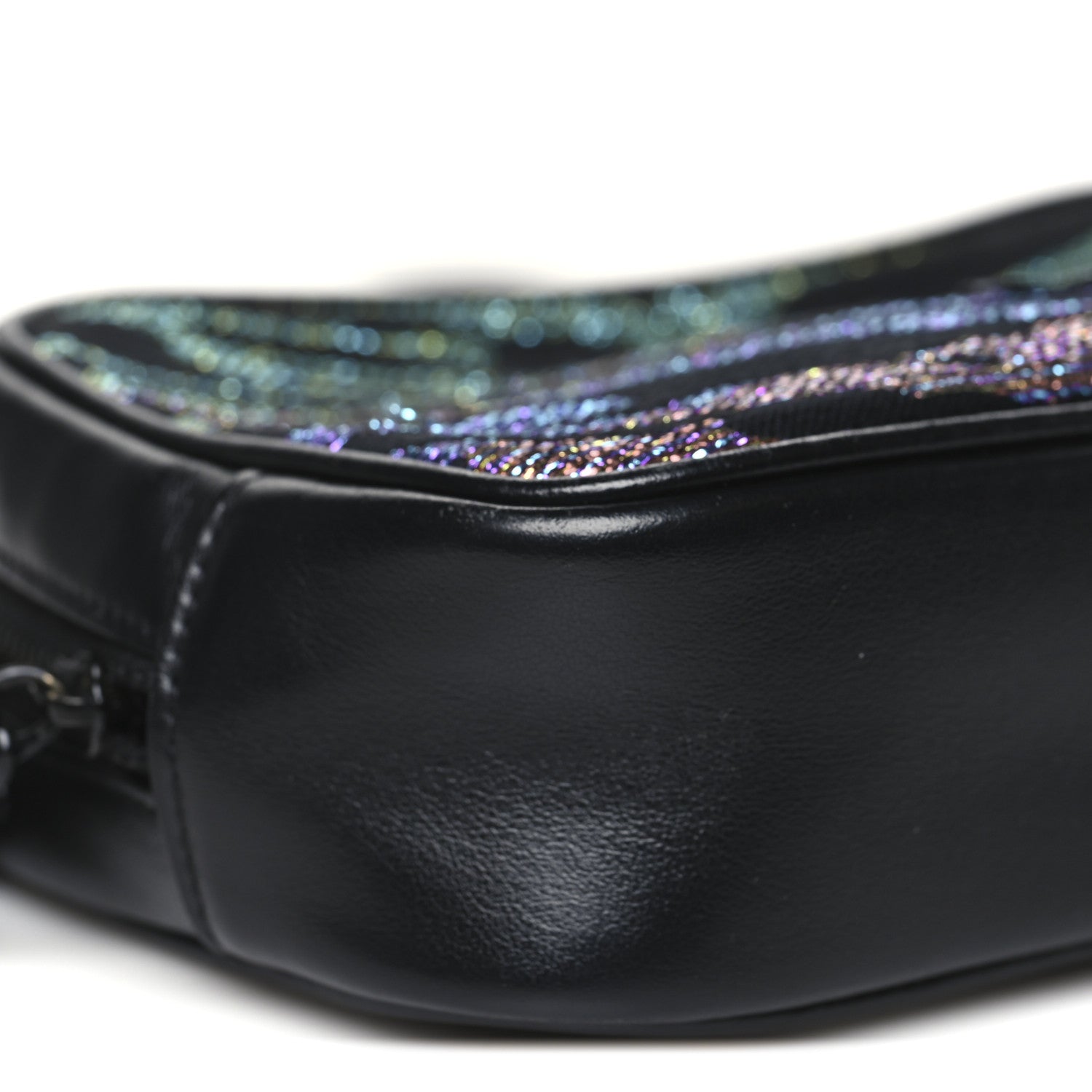 Saint Laurent Canvas Calfskin Metallic Tiger Print Monogram Mini Lou Camera Bag Multicolor 9 of 11