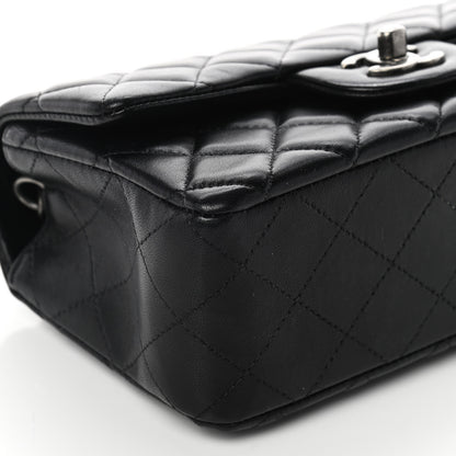 Chanel Lambskin Quilted Mini Rectangular Flap Black 9 of 10