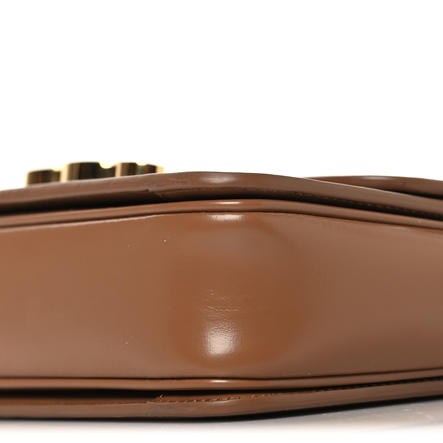 Celine Shiny Calfskin Teen Triomphe Bronze 9 of 10