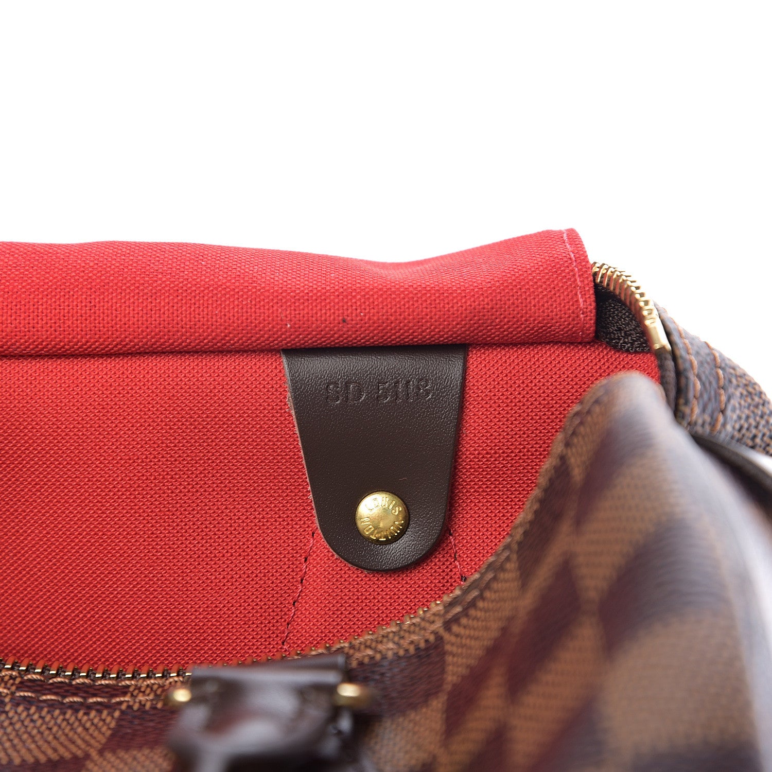 Louis Vuitton Damier Ebene Speedy 25 6 of 10