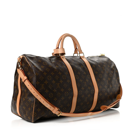Louis Vuitton Monogram Keepall Bandouliere 55 3 of 14