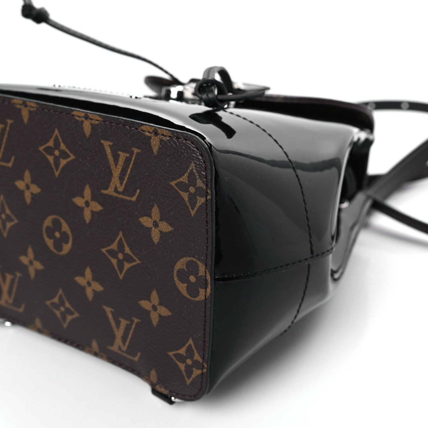Louis Vuitton Patent Monogram Hot Springs Backpack Black 8 of 8