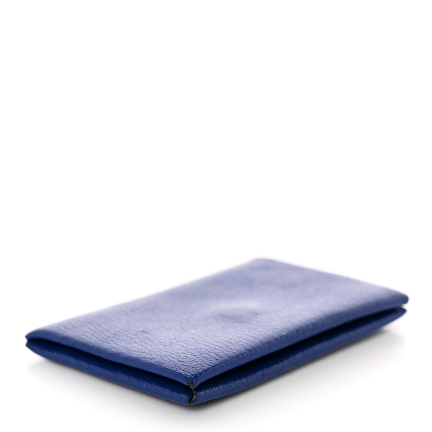 Hermes Chevre Mysore Calvi Card Case Bleu Electrique 4 of 9