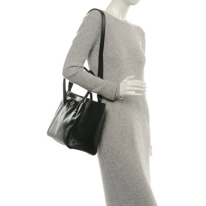 Chanel Calfskin Cerf Executive Shopper Tote Black 2 of 7