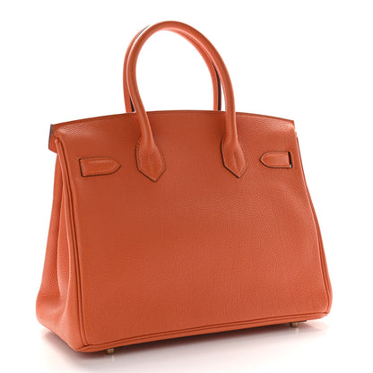 Hermes Togo Birkin 30 Orange 2 of 10