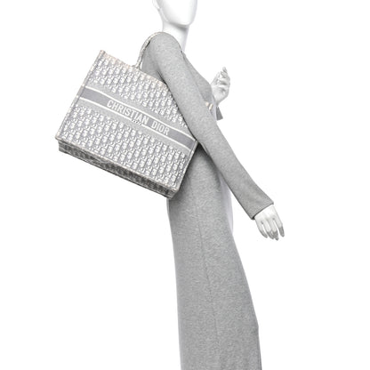 Christian Dior Oblique Large Book Tote Grey 2 of 13