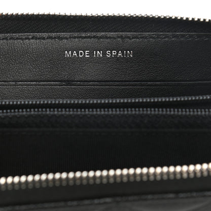 Chanel Iridescent Caviar Quilted Medium Zip Around Wallet Black 6 of 8
