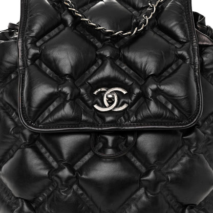 Chanel Calfskin Quilted Chesterfield Backpack Black 8 of 10