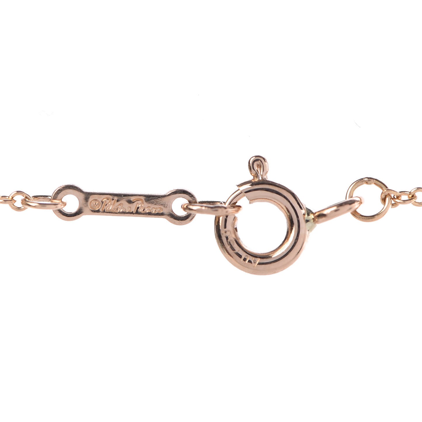 18K Rose Gold Mini Paloma Picasso Loving Heart Pendant Necklace