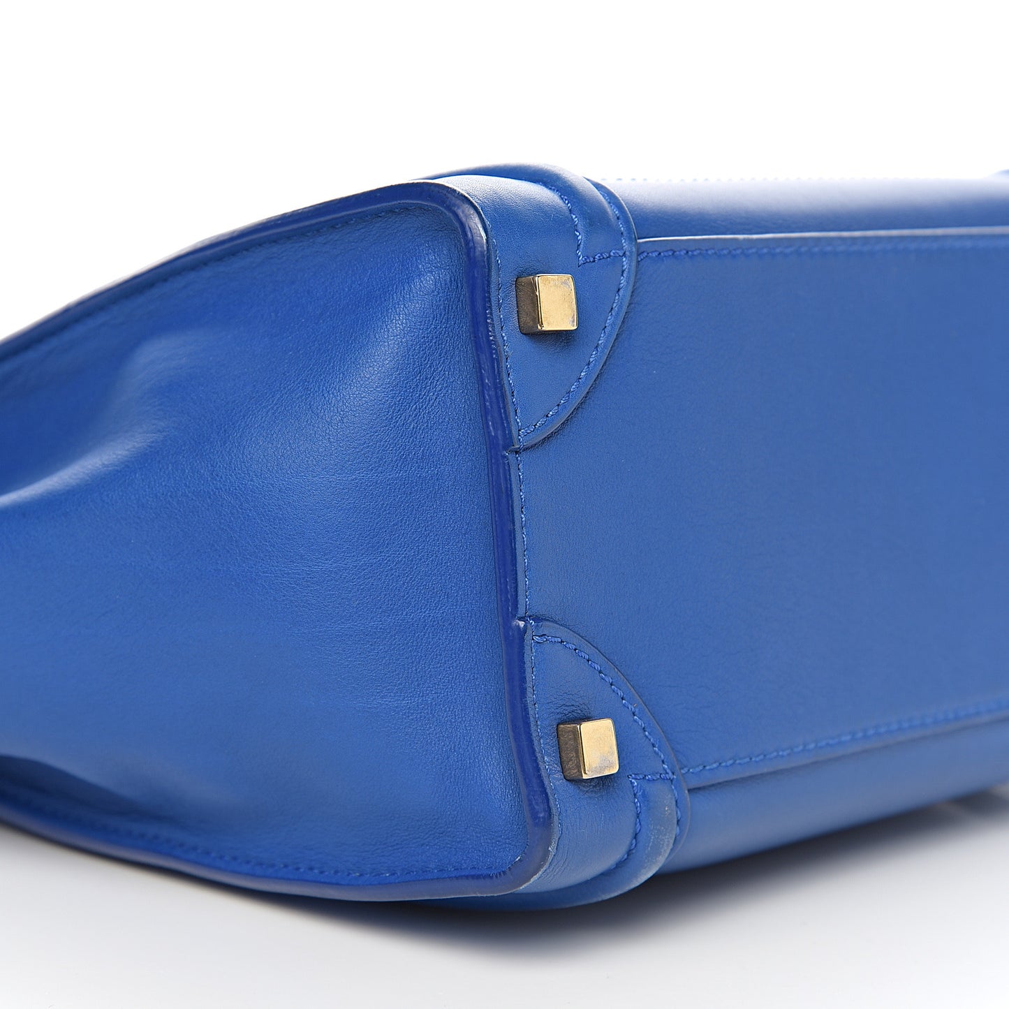 Smooth Calfskin Micro Luggage Royal Blue