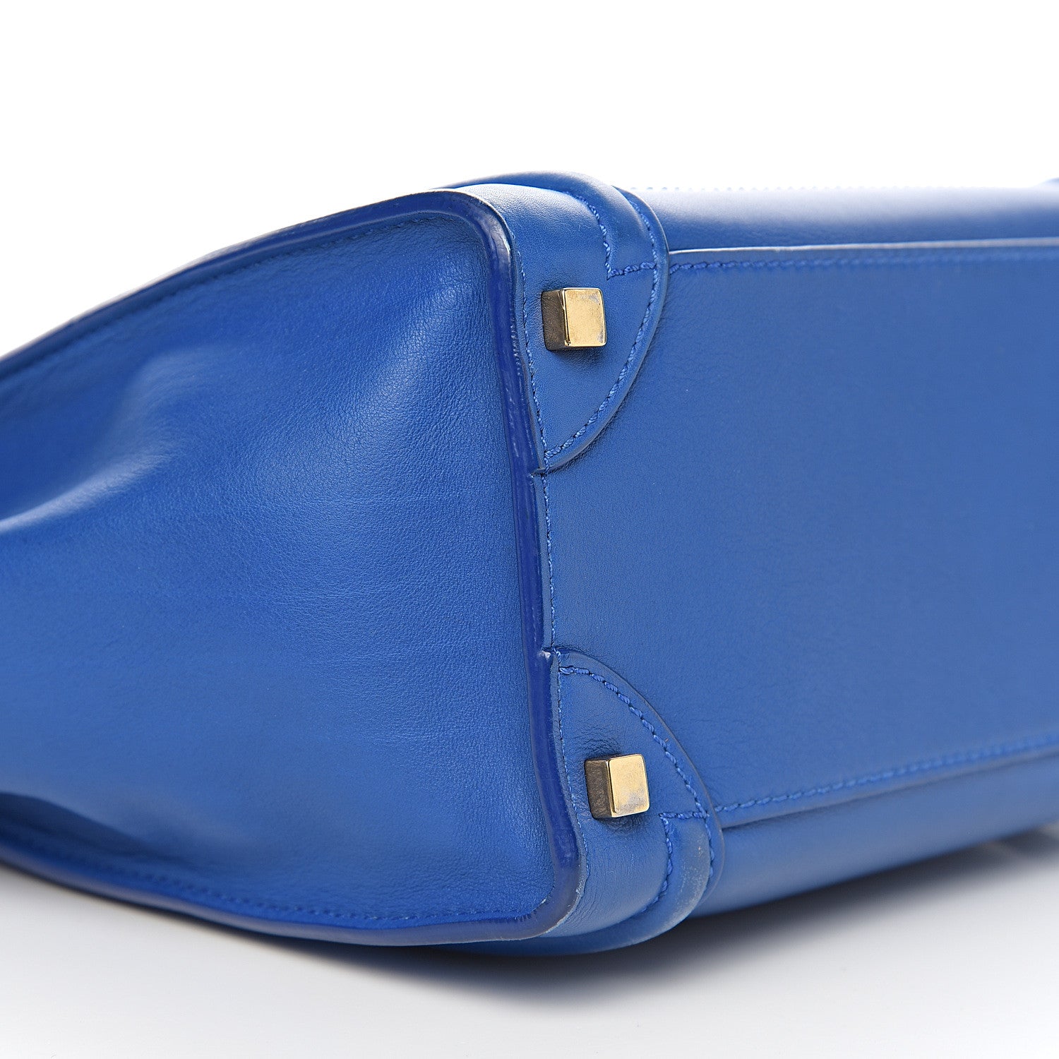 Celine Smooth Calfskin Micro Luggage Royal Blue 8 of 14