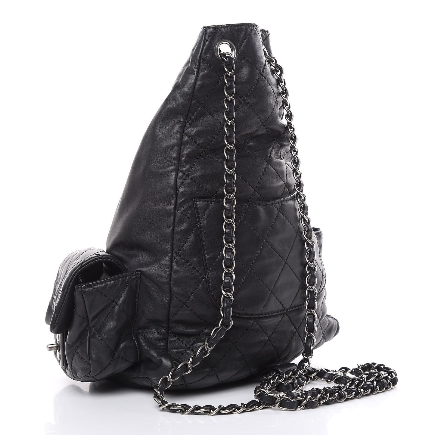 Calfskin Large Backpack Is Back Black